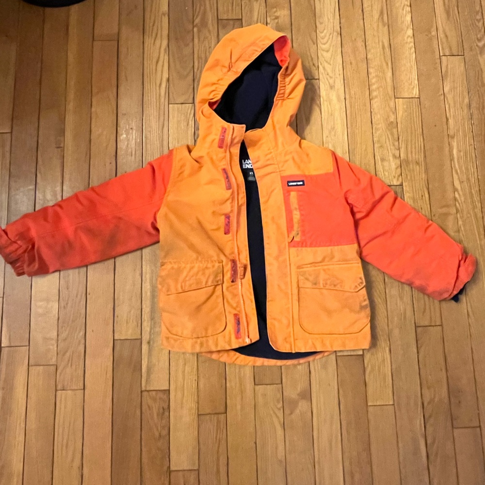 Landsend kids squall waterproof insulated winter jacket, GUC